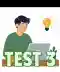 Test z angielskiego na poziom B-2 - (darmowy & online) Przycisk uruchamiający Test 3 z języka angielskiego